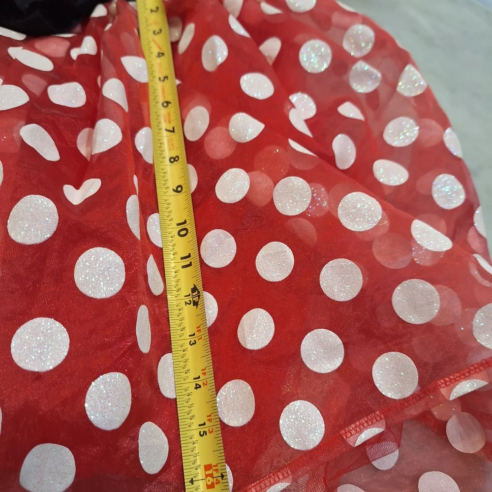 Disney Minnie Mouse Girls 7-8 Costume Dress‎ Tulle Skirt Halloween